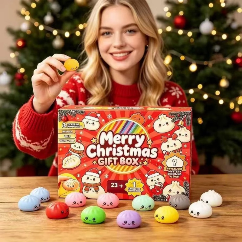Party Games Music - 24‑Days Christmas Dumpling Advent Calendar Gift