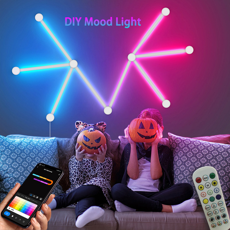 Party Games Music - Smart RGB Wall Lamp, Bluetooth APP