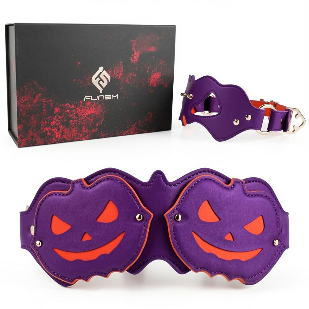 Party Games Mystery - BDSM Eye Mask Leather Blindfold Flirt