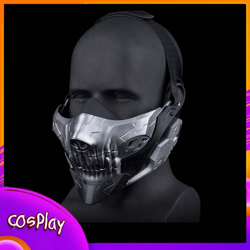 Rebel Skull Half-Face Mask Hal - đánh giá và giá Party Games Good