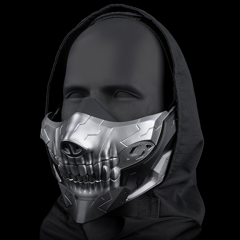 Rebel Skull Half-Face Mask Hal - đánh giá và giá Party Games Good