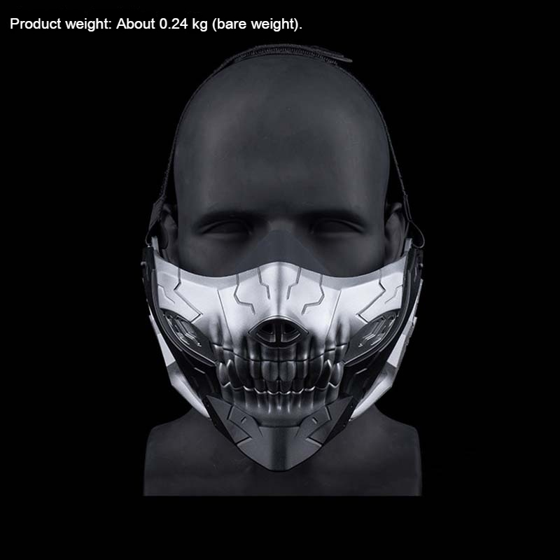 Rebel Skull Half-Face Mask Hal - đánh giá và giá Party Games Good