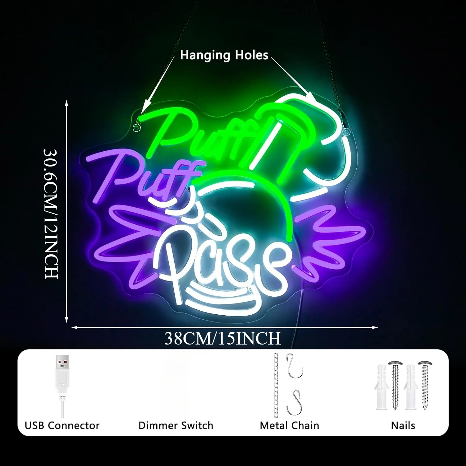 Puff Puff Pass Neon Sign Dimma - đánh giá và giá Party Games Game Pass