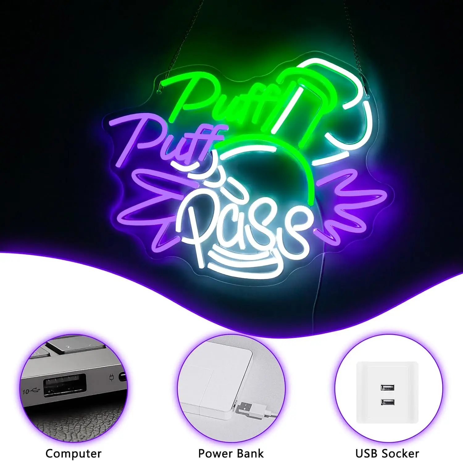 Puff Puff Pass Neon Sign Dimma - đánh giá và giá Party Games Game Pass