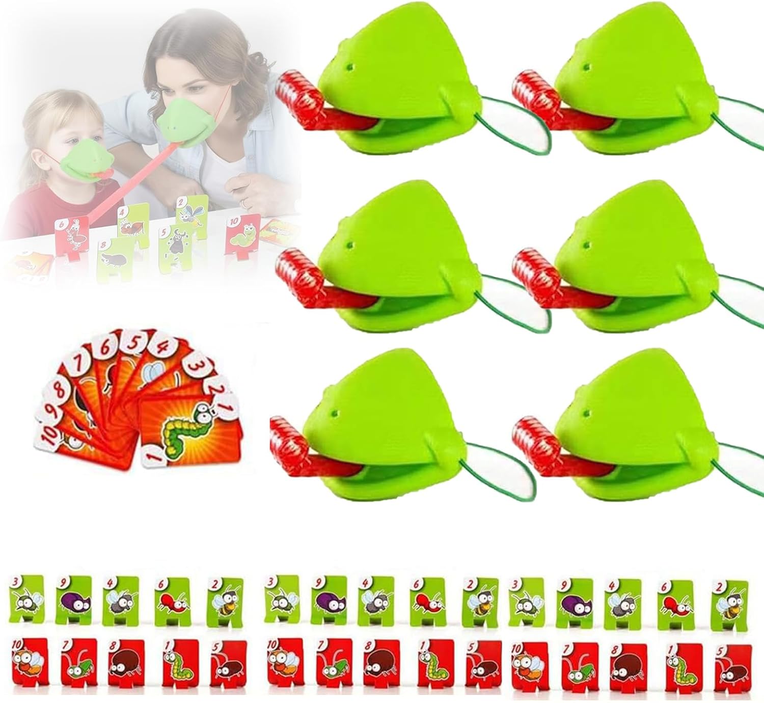 6 Set Chameleon Tongue Shootin - đánh giá và giá Party Games Easter For Kids