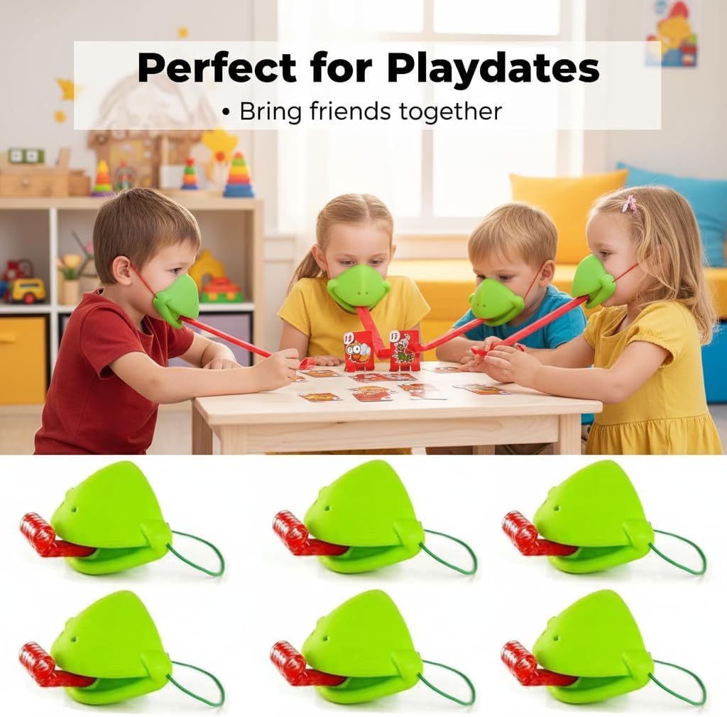 6 Set Chameleon Tongue Shootin - đánh giá và giá Party Games Easter For Kids