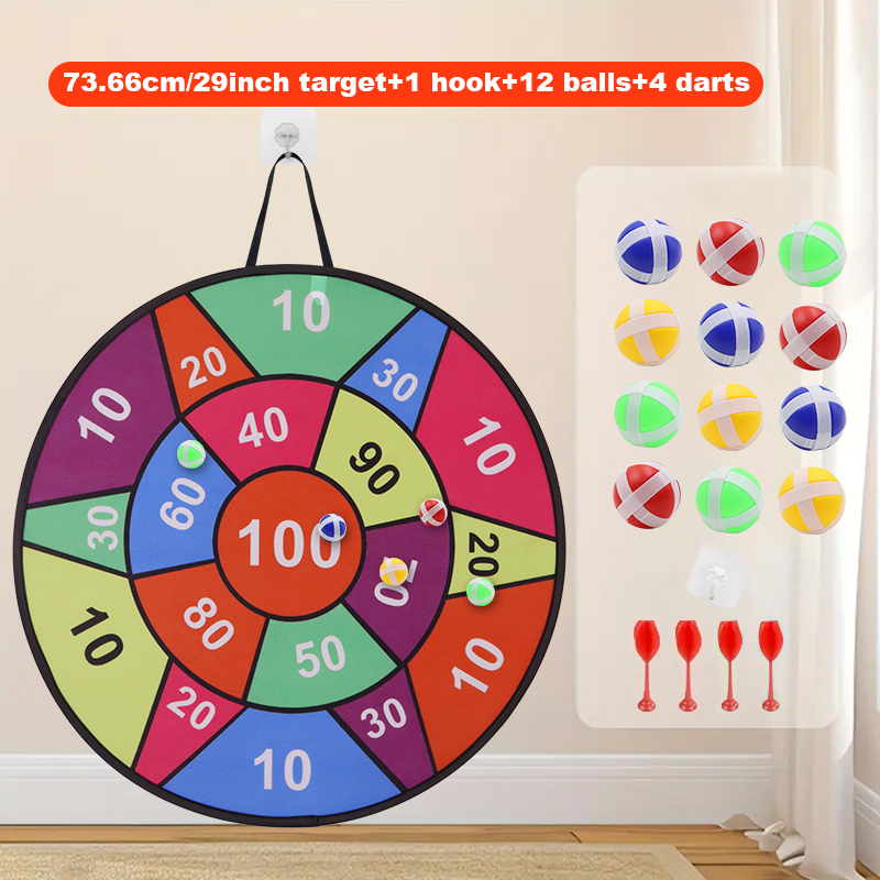 Sticky ball dart board -12 bal - đánh giá và giá Party Games For 5 Year Olds Indoors