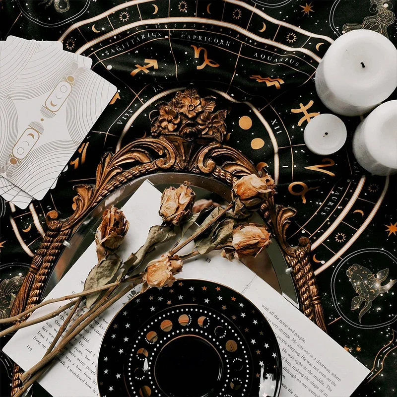 Tarot Cloth Zodiac Wheel Astro - đánh giá và giá Zodiac Party Games