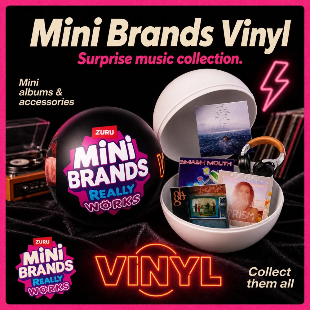 ZURU Mini Brands Vinyl Surpris - đánh giá và giá Party Games Music