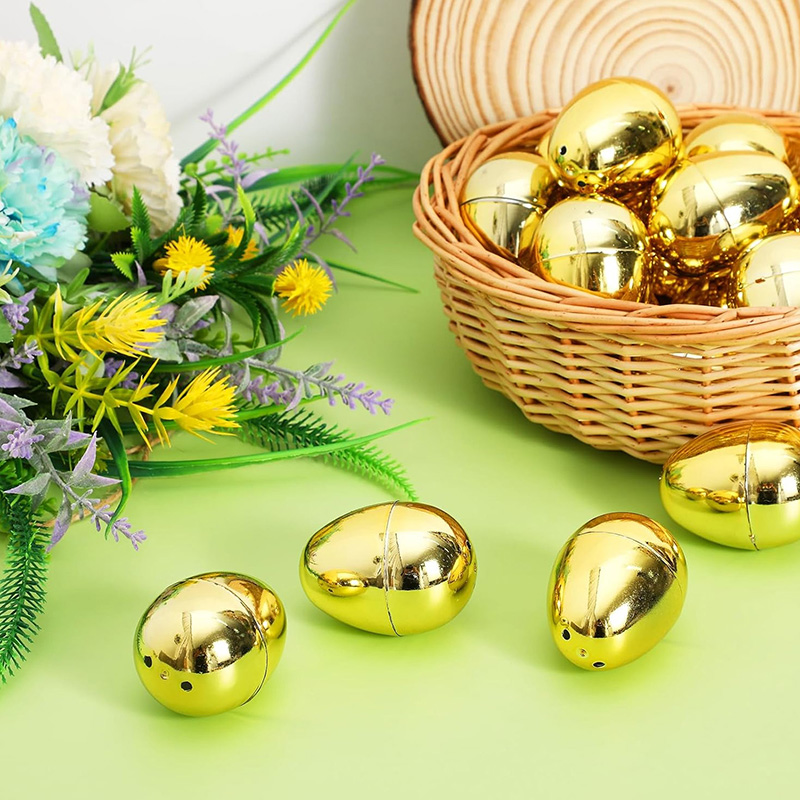 6-24Pcs Golden Easter Eggs Pla - đánh giá và giá Party Games Easter For Kids